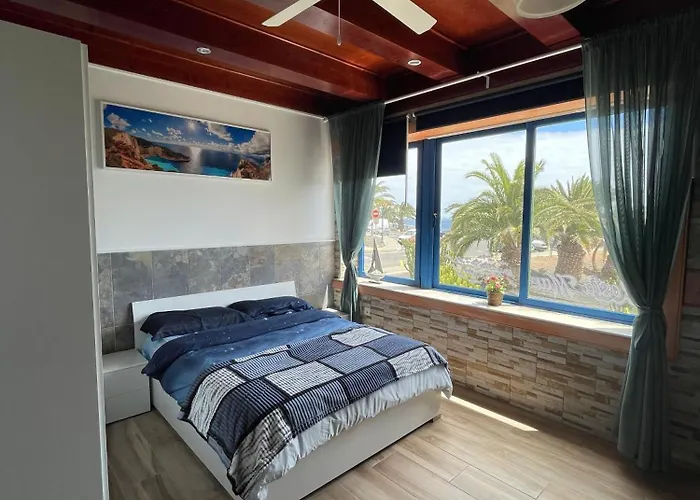 Costa Mar 90M 2 Dormitorios, Primera Linea Del Mar, 20 Metros De Playa Bastian * Costa Teguise